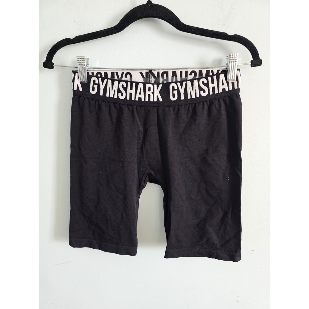 Gymshark Women's Black Activewear Fit Seamless Cycling Bike Shorts Small